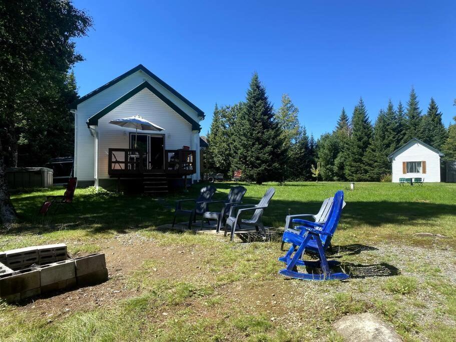 Le Jazz- Chalet Rustique/Chic Avec Spa Notre-Dame-Des-Bois Esterno foto