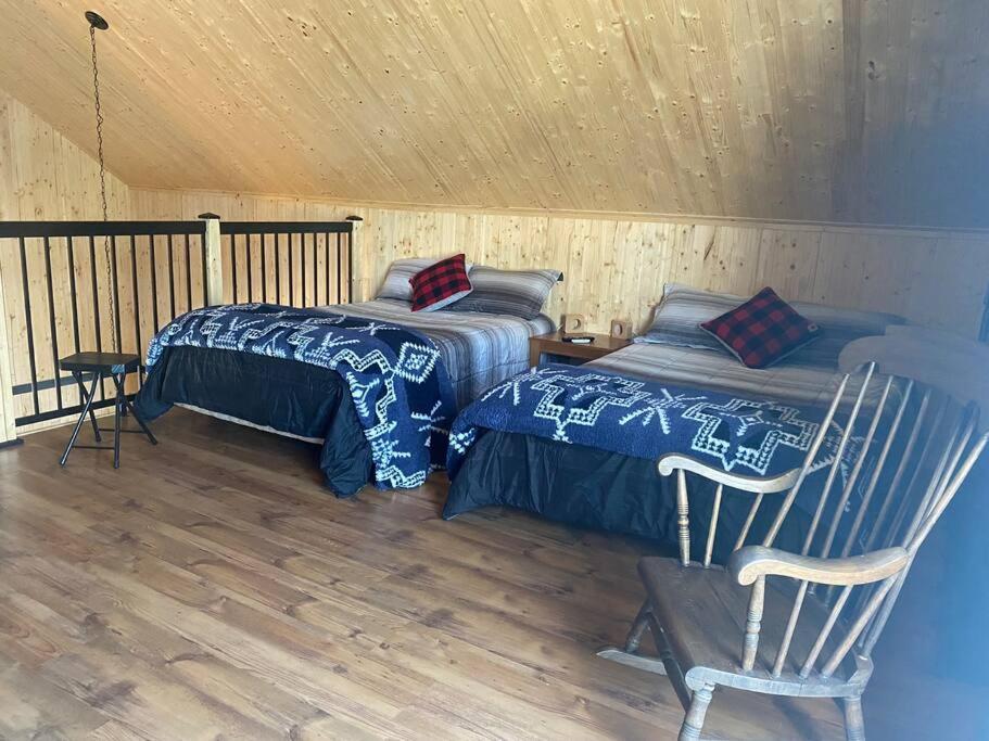 Le Jazz- Chalet Rustique/Chic Avec Spa Notre-Dame-Des-Bois Esterno foto