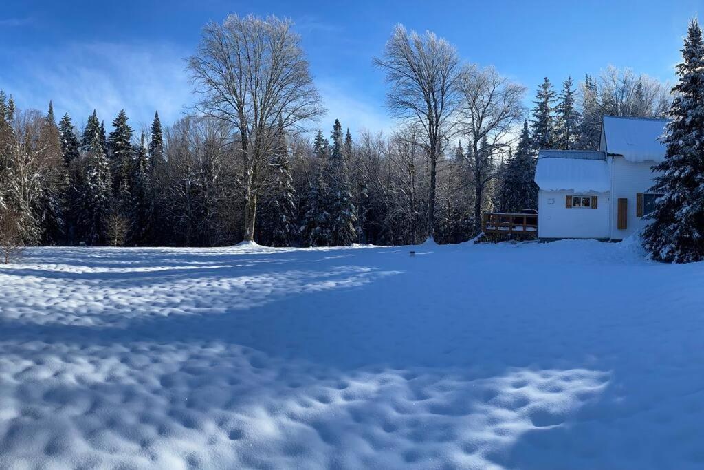 Le Jazz- Chalet Rustique/Chic Avec Spa Notre-Dame-Des-Bois Esterno foto