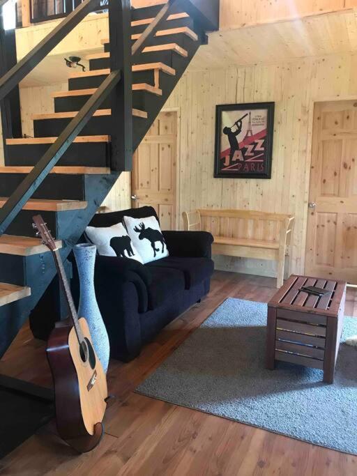 Le Jazz- Chalet Rustique/Chic Avec Spa Notre-Dame-Des-Bois Esterno foto